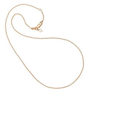 Halskette 45 cm - Sterlingsilber - Rundanker gold