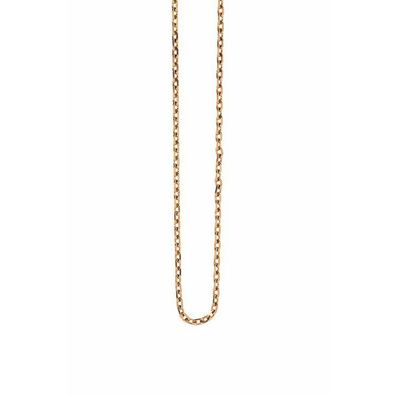 Halskette 45 cm - Edelstahl - Anker-Muster - rosé