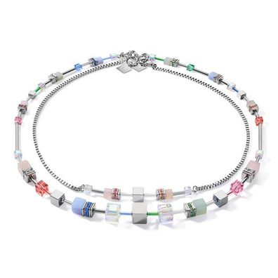 Collier - Edelstahl - 4 in 1 Multicolor pastell