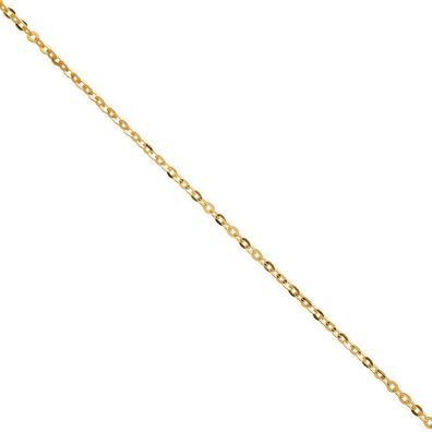 Halskette 42 cm - Gelbgold 375 - Spiegelankerkette