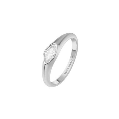 Ring 50-58 - Essental - Silber rhodiniert Zirkonia