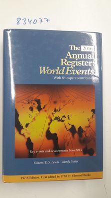 ANNUAL Register World Events 2016