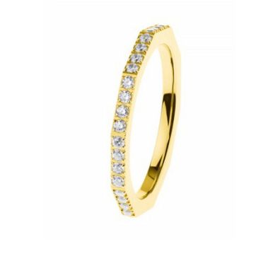 Ring - Edelstahl Gold - Evia Stapelring