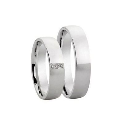 Partnerringe - Sterlingsilber Zirkonia - silber