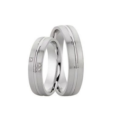 Partnerringe - Sterlingsilber Zirkonia - silber