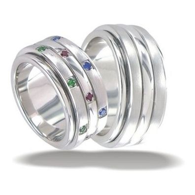 Partnerringe - Sterlingsilber Zirkonia - Argentum