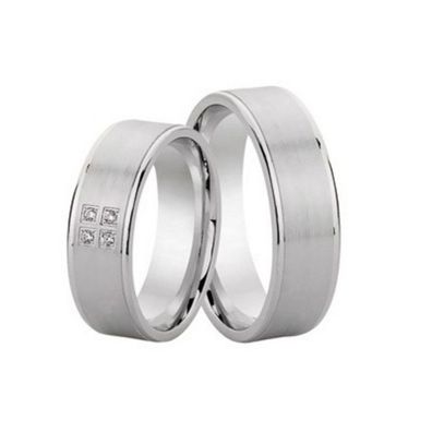 Partnerringe - Sterlingsilber Zirkonia - silber