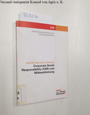 Corporate Social Responsibility (CSR) und Mitbestimmung (Edition der Hans-Böckler-St