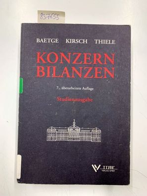 Konzernbilanzen: Studienausgabe