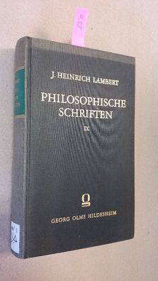 Philosophische Schriften Band 09: Briefwechsel. Berlin 1782.