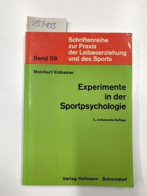 Experimente in der Sportpsychologie.