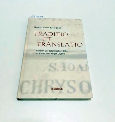 Traditio et Translatio :