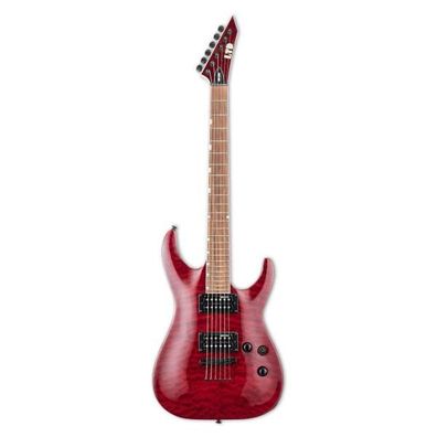 ESP LTD MH-200QM NT STBC E-Gitarre Black Cherry