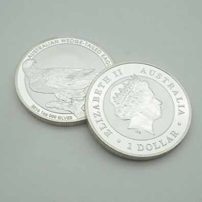 Seltene 1 Dollar Münze Australien 2016 Eagle Elisabeth II (Mün105)