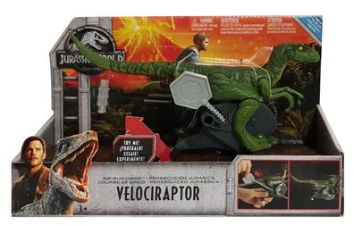 Jurassic World Rip-Run Dinos Velociraptor FMM35