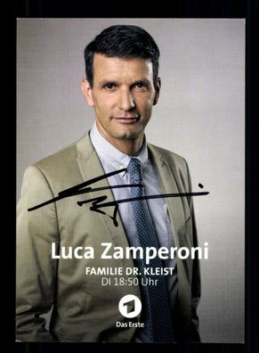 Luca Zamperoni Familie Dr. Kleist Autogrammkarte Original Signiert + F 16204