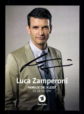 Luca Zamperoni Familie Dr. Kleist Autogrammkarte Original Signiert + F 16205