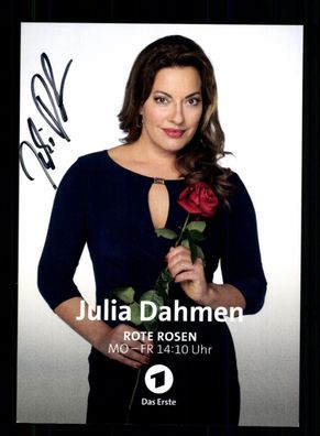 Julia Dahmen Rote Rosen Autogrammkarte Original Signiert + F 15957