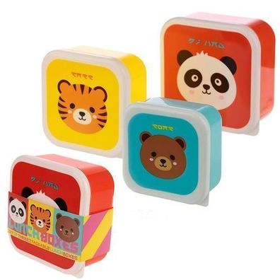 Adoramals niedliche Tiere Lunchboxen Brotdosen 3er Set S/ M/ L