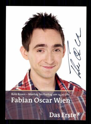 Fabian OScar Wien Rote Rosen Autogrammkarte Original Signiert + F 16121