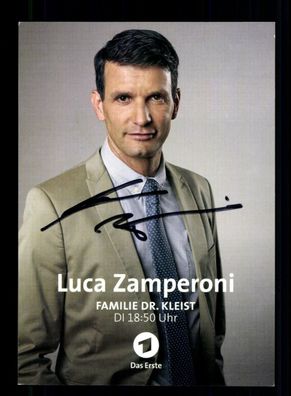 Luca Zamperoni Familie Dr. Kleist Autogrammkarte Original Signiert + F 16206