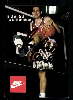 Michael Koch Bayer Leverkusen Basketball Original Signiert + A 228234