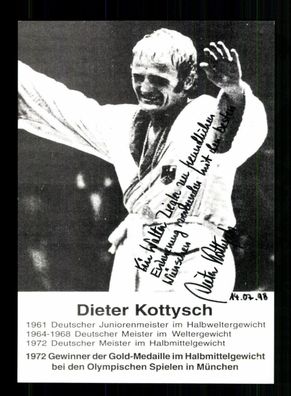 Dieter Kottysch Autogrammkarte Original Signiert Boxen + A 228464