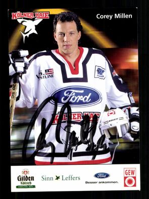 Corey Millen Kölner EC Autogrammkarte Eishockey Original Sign + A 228434
