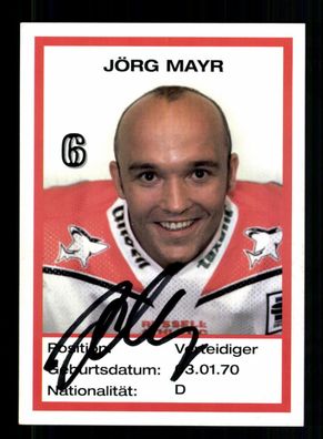Jörg Mayr Kölner EC 1998-99 Eishockey Original Signiert + A 228403