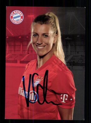 Verena Schweers Autogrammkarte Bayern München 2019-20 Frauen Original Sign