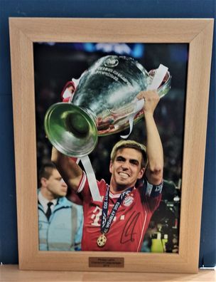 Philipp Lahm Bayern München Champions League Sieger 2013 Original Signiert