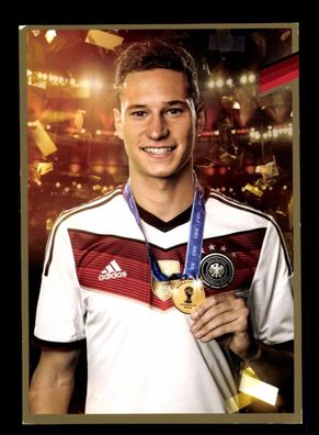 Julian Draxler Autogrammkarte DFB limitierter Edition Weltmeister 2014
