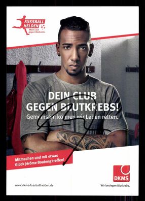 Jerome Boateng DKMS Werbekarte Bayern München Original Signiert + G 38817