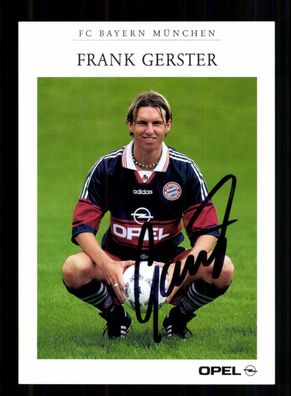 Frank Gerster Autogrammkarte Bayern München 1997-98 Original Signiert
