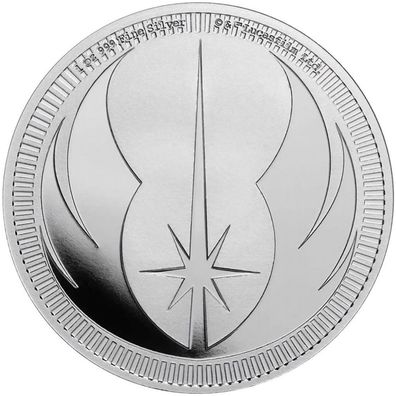 Silbermünze Star Wars™ Jedi Orden 2023 1 oz Niue Silber Münze Stempelglanz 999