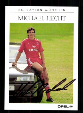 Michael Hecht Autogrammkarte Bayern München 1990-91 Original Signiert