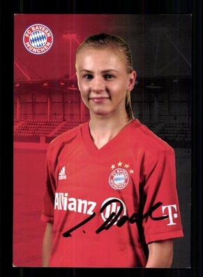 Laura Donhauser Autogrammkarte Bayern München 2019-20 Frauen Original Sign