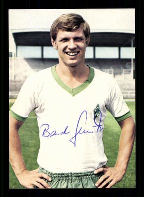 Bernd Schmidt Werder Bremen Bergmann Sammelbild 1969-70 Original Sign+ A 228482