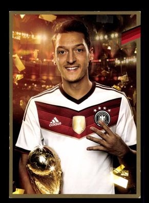 Mesut Özil Autogrammkarte DFB limitierter Edition Weltmeister 2014