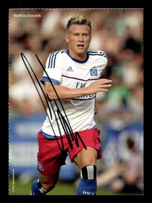 Matthias Ostrzolek Autogrammkarte Hamburger SV Original Signiert+ G 38807