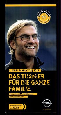Jürgen Klopp Opel Werbekarte Borussia Dortmund Original Signiert + G 38818