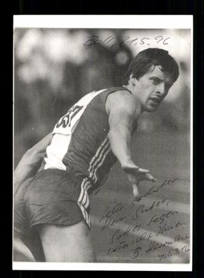 Bernd Herrmann Autogrammkarte Original Signiert Leichtathletik + A 228339