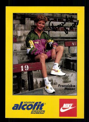 Franziska Moser Autogrammkarte Original Signiert Leichtathletik + A 228360