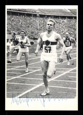 Manfred Germar Leichtatheltik Autogrammkarte Original Signiert + A 228261