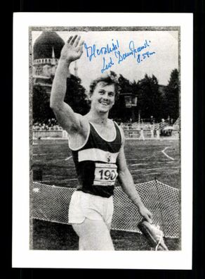 Lutz Dombowski Leichtathletik Autogrammkarte Original Signiert + A 228269