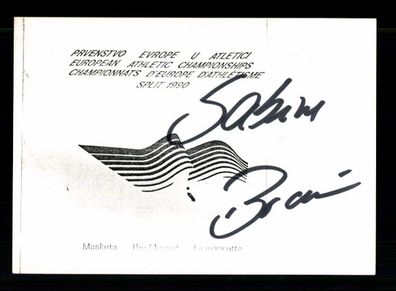 Sabine Brans Autogrammkarte Original Signiert Leichtathletik + A 228353