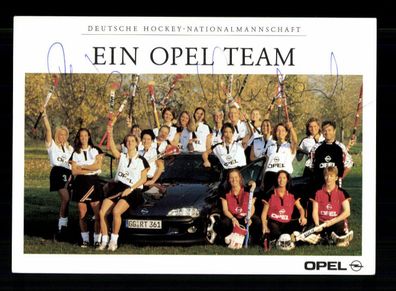 Opel Team Hockey Nationalmannschaft Original Signiert + A 228385