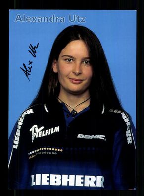 Alexandra Utz Tischtennis Autogrammkarte Original Signiert + A 228388