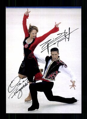 Eliane und Daniel Hugentobler Eiskunstlauf Original Signiert + A 228075