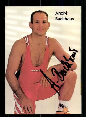 Andre Backhaus Ringen Autogrammkarte Original Signiert + A 228799